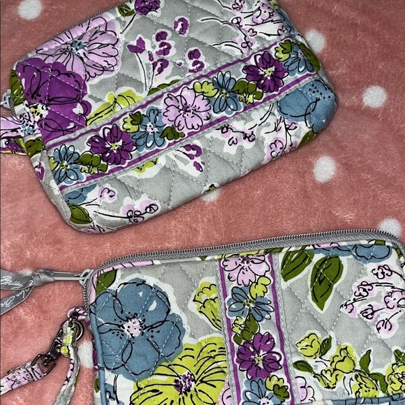 Vera Bradley Floral Quilted Wristlet and Cosmetic Bag Duo Set - Picture 2 of 10